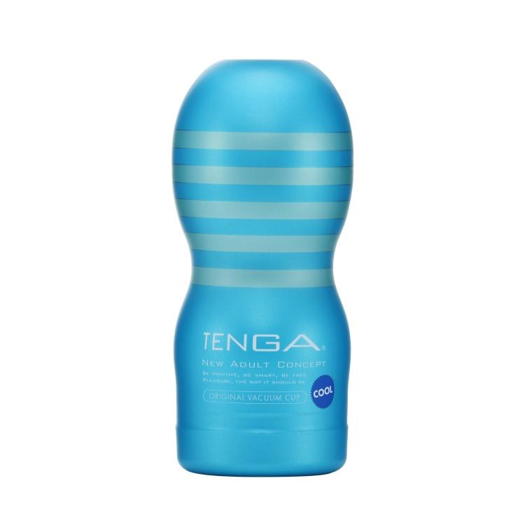 Tenga - Original Vacuum Cup Masturbator Cool (Blue) -  Masturbator Non Reusable Cup (Non Vibration)  Durio.sg