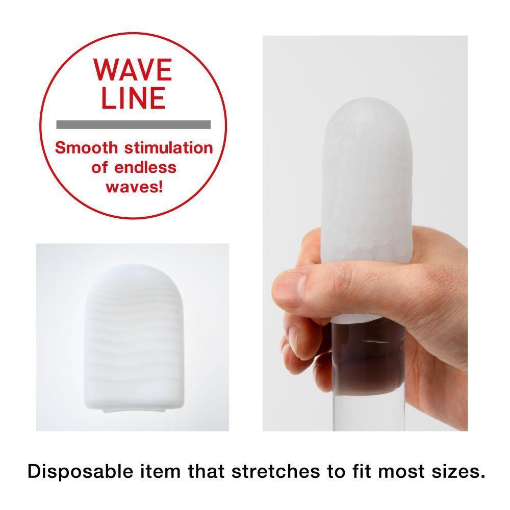 Tenga - Pocket Wave Line Masturbator -  Masturbator Soft Stroker (Non Vibration)  Durio.sg