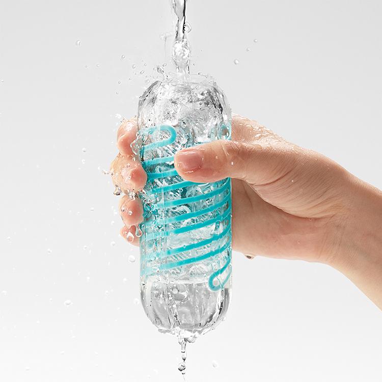 Tenga - Spinner 04 Pixel Cool Edition Masturbator (Blue) -  Masturbator Resusable Cup (Non Vibration)  Durio.sg