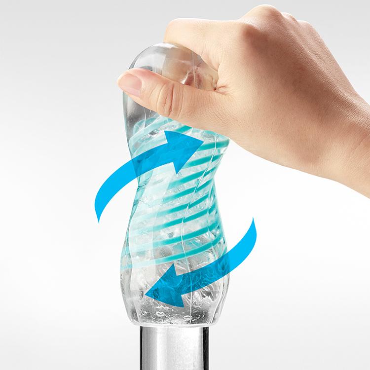 Tenga - Spinner 04 Pixel Cool Edition Masturbator (Blue) -  Masturbator Resusable Cup (Non Vibration)  Durio.sg