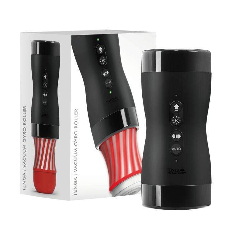Tenga - Vacuum Gyro Roller Masturbator  (Black) -  Masturbator (Hands Free) Rechargeable  Durio.sg