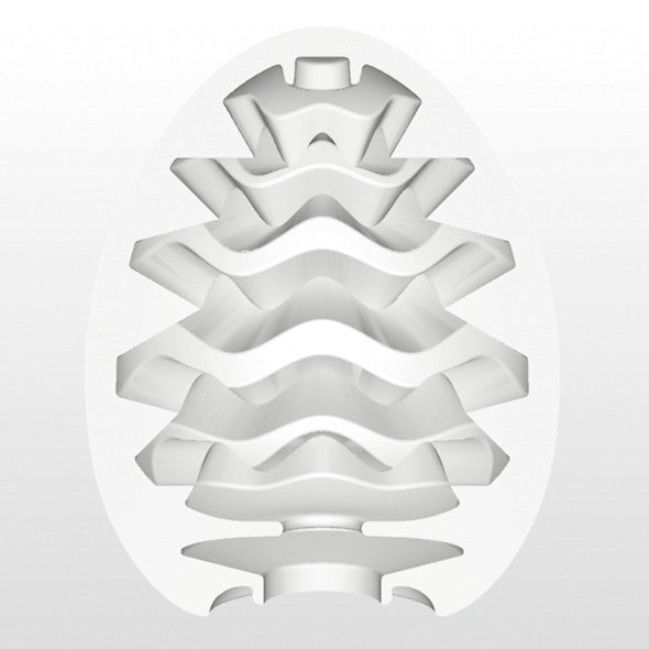 Tenga - Wavy Masturbator Egg -  Masturbator Egg (Non Vibration)  Durio.sg