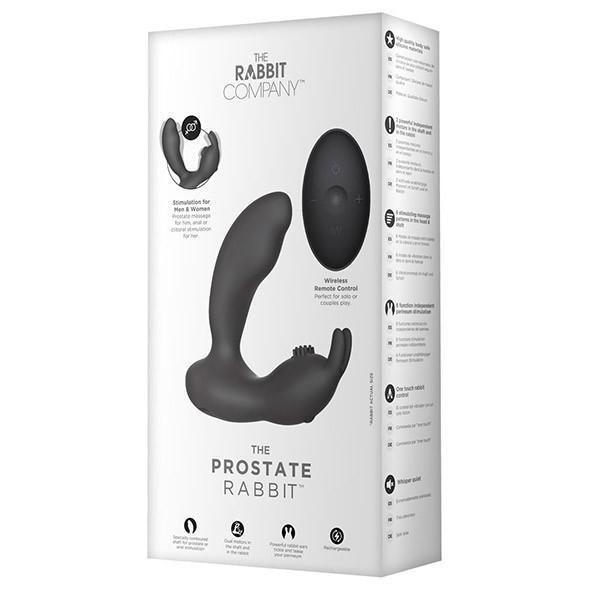 The Rabbit Company - The Prostate Rabbit Massager (Black) -  Prostate Massager (Vibration) Rechargeable  Durio.sg