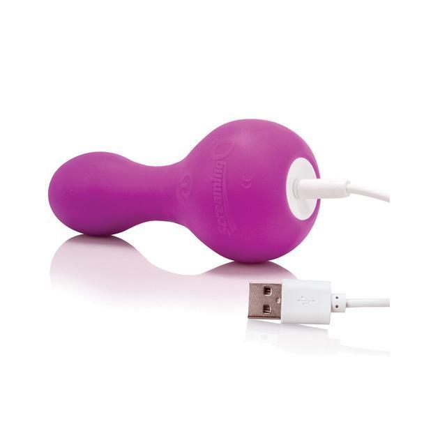 The Screaming O - Affordable Rechargeable Moove Flexible Vibrator (Purple) -  Non Realistic Dildo w/o suction cup (Vibration) Rechargeable  Durio.sg