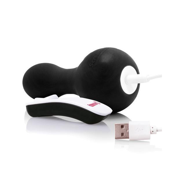The Screaming O - Affordable Rechargeable Moove RC Flexible Vibrator (Black) -  Non Realistic Dildo w/o suction cup (Vibration) Rechargeable  Durio.sg