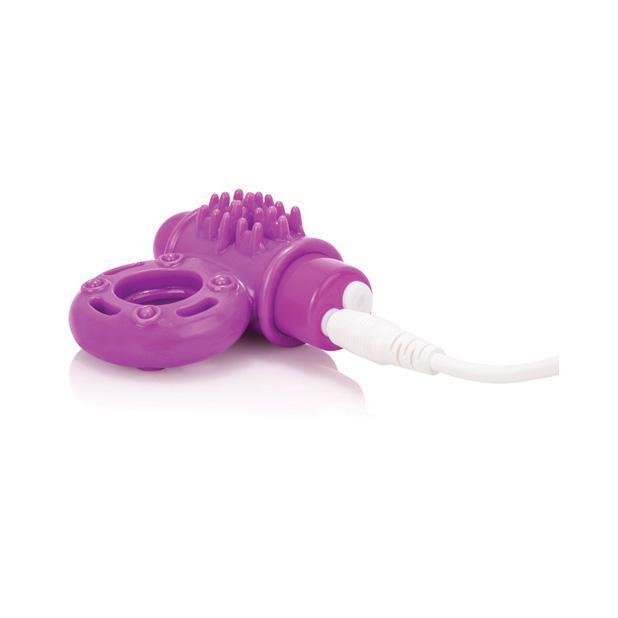 The Screaming O - Charged OWow Rechargeable Cock Ring (Purple) -  Rubber Cock Ring (Vibration) Rechargeable  Durio.sg
