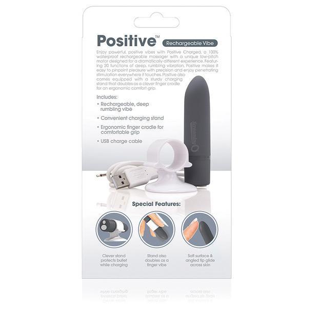 The Screaming O - Charged Positive Rechargeable Bullet Vibrator (Grey) -  Bullet (Vibration) Rechargeable  Durio.sg
