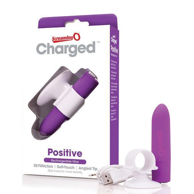The Screaming O - Charged Positive Rechargeable Bullet Vibrator (Purple) -  Bullet (Vibration) Rechargeable  Durio.sg