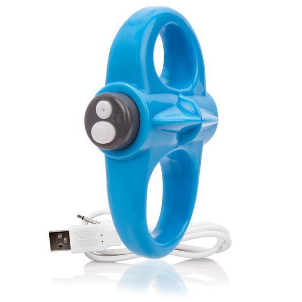 The Screaming O - Charged Yoga Rechargeable Reversible Cock Vibe (Blue) -  Rubber Cock Ring (Vibration) Rechargeable  Durio.sg