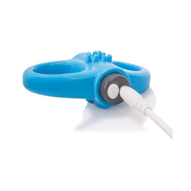The Screaming O - Charged Yoga Rechargeable Reversible Cock Vibe (Blue) -  Rubber Cock Ring (Vibration) Rechargeable  Durio.sg