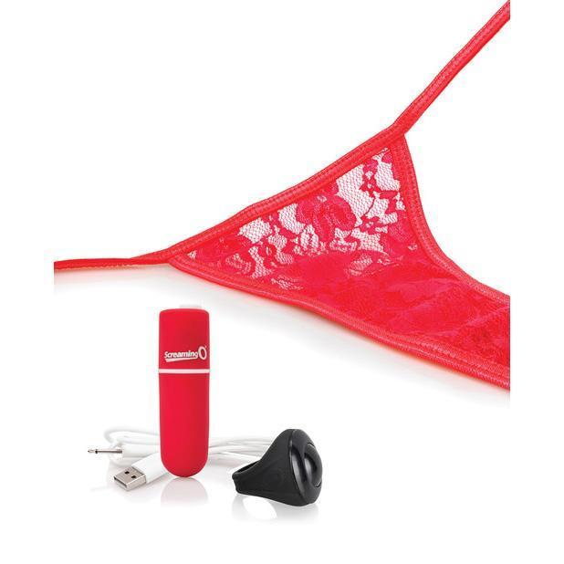 The Screaming O - My Secret Rechargeable Remote Control Panty Vibrator (Red) -  Lingerie (Vibration) Rechargeable  Durio.sg