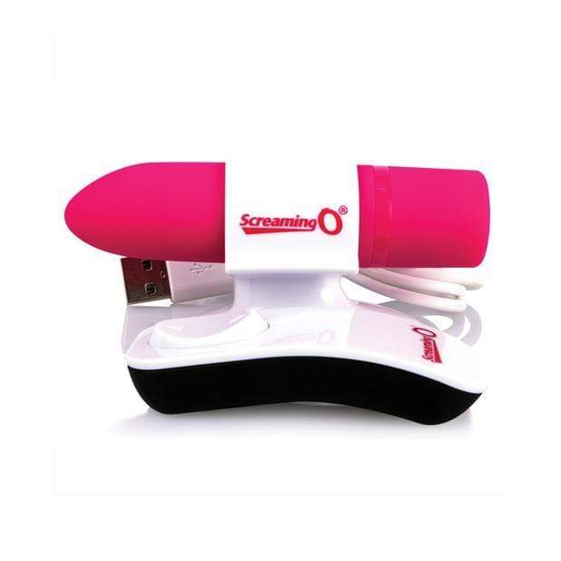 TheScreamingO - Charged Positive Remote Control Vibrator (Pink) -  Bullet (Vibration) Rechargeable  Durio.sg