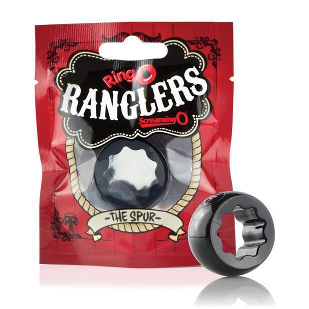 TheScreamingO - Ranglers The Spur Cock Ring (Black) -  Silicone Cock Ring (Non Vibration)  Durio.sg