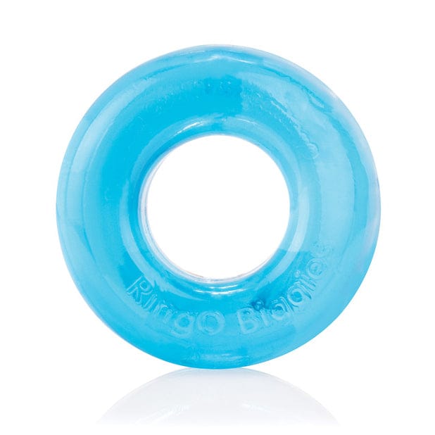 TheScreamingO - RingO Biggies Rubber Cock Ring (Blue) -  Rubber Cock Ring (Non Vibration)  Durio.sg