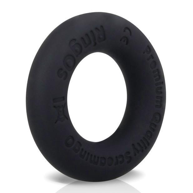 TheScreamingO - RingO Ritz Soft Silicone Cock Ring (Black) -  Silicone Cock Ring (Non Vibration)  Durio.sg