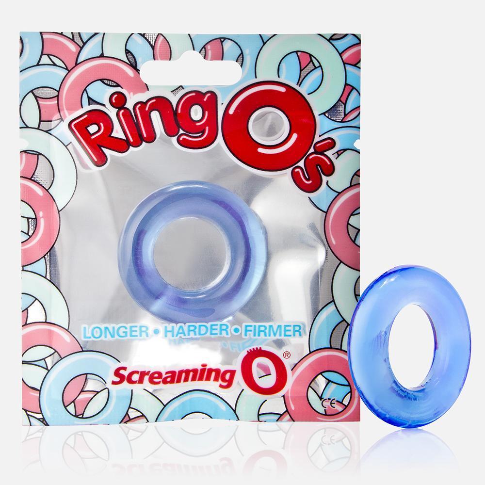 TheScreamingO - RingO Rubber Cock Ring (Blue) -  Rubber Cock Ring (Non Vibration)  Durio.sg