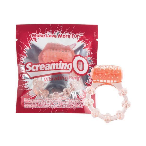 TheScreamingO - Screaming O Vibrating Cock Ring (Orange) -  Rubber Cock Ring (Vibration) Non Rechargeable  Durio.sg