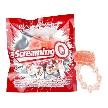 TheScreamingO - Screaming O Vibrating Cock Ring (Orange) -  Rubber Cock Ring (Vibration) Non Rechargeable  Durio.sg