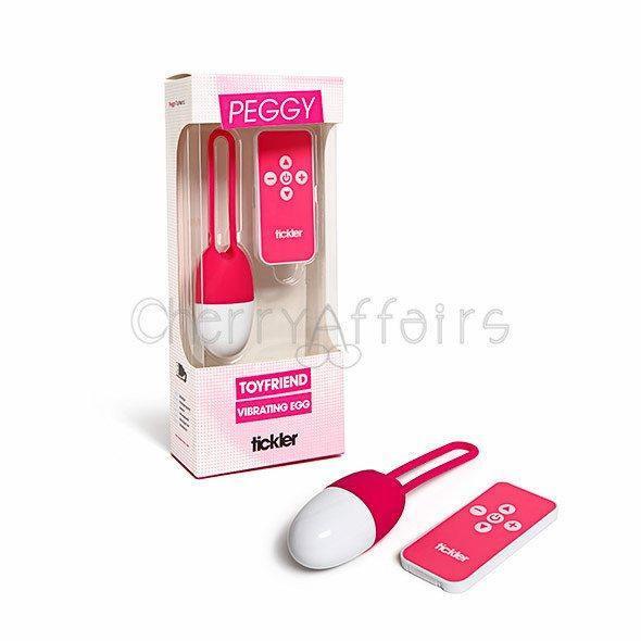 Tickler Vibes - Peggy Toyfriend Vibrating Egg -  Wireless Remote Control Egg (Vibration) Rechargeable  Durio.sg