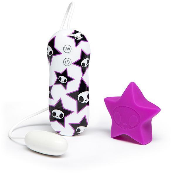 Tokidoki - Silicone Star Clitoral Vibrator (Purple) -  Clit Massager (Vibration) Non Rechargeable  Durio.sg