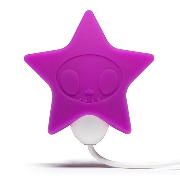 Tokidoki - Silicone Star Clitoral Vibrator (Purple) -  Clit Massager (Vibration) Non Rechargeable  Durio.sg