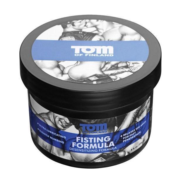 Tom of Finland - Fisting Formula Desensitizing Cream 8 Ounce (Black) -  Delayer  Durio.sg