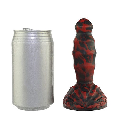 Tomax - Dark Dragon Slim Regular Silicone Dildo (Evil Red) -  Non Realistic Dildo w/o suction cup (Non Vibration)  Durio.sg
