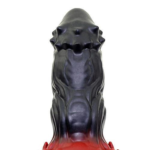 Tomax - Fire Dragon Regular Silicone Dildo (Black) -  Non Realistic Dildo w/o suction cup (Non Vibration)  Durio.sg