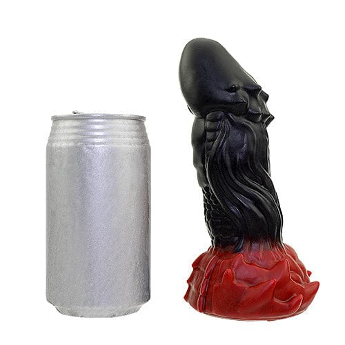 Tomax - Fire Dragon Regular Silicone Dildo (Black) -  Non Realistic Dildo w/o suction cup (Non Vibration)  Durio.sg