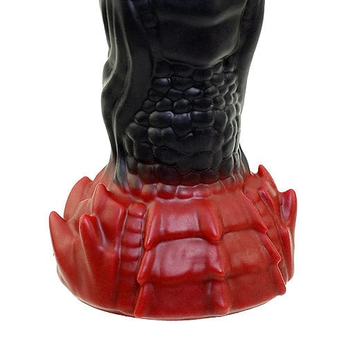 Tomax - Fire Dragon Regular Silicone Dildo (Black) -  Non Realistic Dildo w/o suction cup (Non Vibration)  Durio.sg