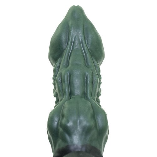 Tomax - Genesis Regular Silicone Dildo (Green) -  Non Realistic Dildo w/o suction cup (Non Vibration)  Durio.sg
