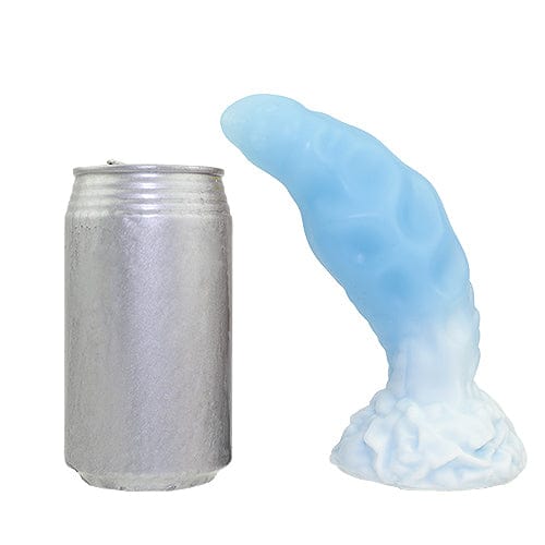 Tomax - Ice Dragon Regular Silicone Dildo (Ice Blue) -  Non Realistic Dildo w/o suction cup (Non Vibration)  Durio.sg