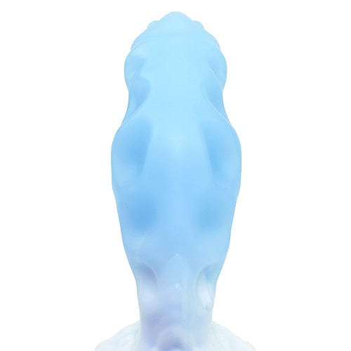 Tomax - Ice Dragon Regular Silicone Dildo (Ice Blue) -  Non Realistic Dildo w/o suction cup (Non Vibration)  Durio.sg