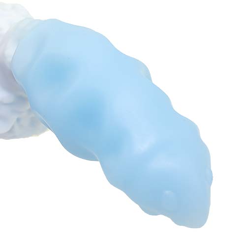 Tomax - Ice Dragon Regular Silicone Dildo (Ice Blue) -  Non Realistic Dildo w/o suction cup (Non Vibration)  Durio.sg