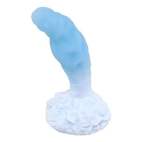 Tomax - Ice Dragon Slim Regular Silicone Dildo (Ice Blue) -  Non Realistic Dildo w/o suction cup (Non Vibration)  Durio.sg