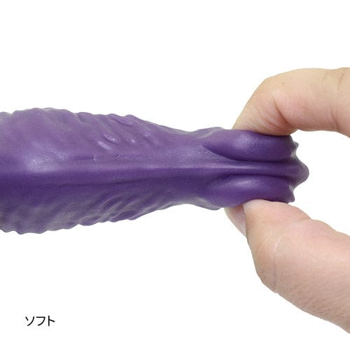Tomax - Origin Regular Silicone Dildo (Purple) -  Non Realistic Dildo w/o suction cup (Non Vibration)  Durio.sg