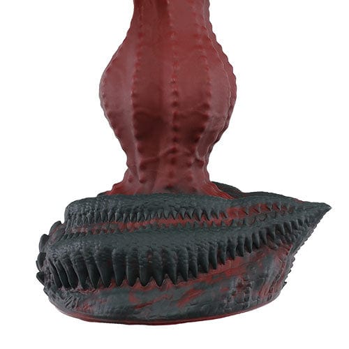 Tomax - Roaring Dragon Regular Silicone Dildo (Wild Red) -  Non Realistic Dildo w/o suction cup (Non Vibration)  Durio.sg