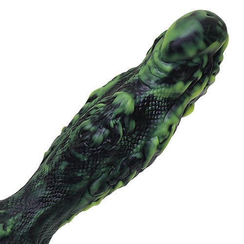 Tomax - Thunder Dragon Volt Regular Silicone Dildo (Yellow) -  Non Realistic Dildo w/o suction cup (Non Vibration)  Durio.sg