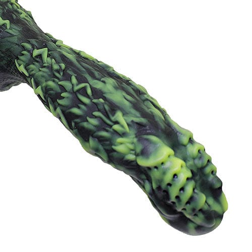 Tomax - Thunder Dragon Volt Regular Silicone Dildo (Yellow) -  Non Realistic Dildo w/o suction cup (Non Vibration)  Durio.sg