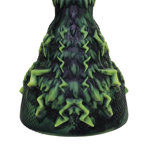 Tomax - Thunder Dragon Volt Regular Silicone Dildo (Yellow) -  Non Realistic Dildo w/o suction cup (Non Vibration)  Durio.sg