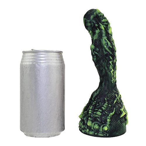 Tomax - Thunder Dragon Volt Regular Silicone Dildo (Yellow) -  Non Realistic Dildo w/o suction cup (Non Vibration)  Durio.sg