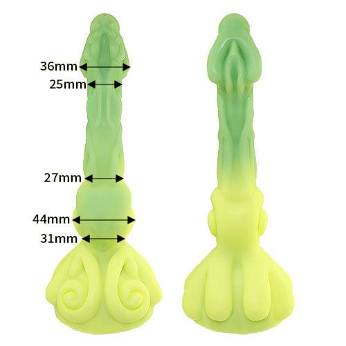 Tomax - Wind Dragon Aero Green Regular (Green) -  Non Realistic Dildo w/o suction cup (Non Vibration)  Durio.sg