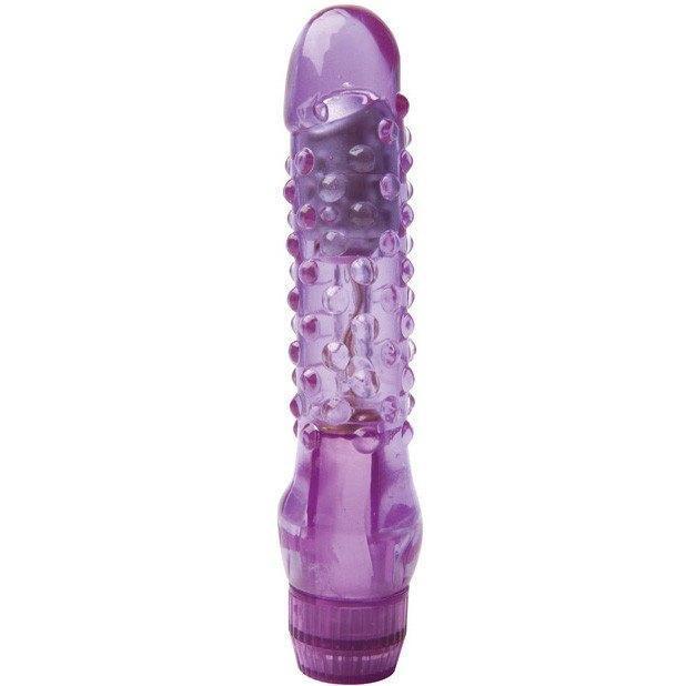 Topco - Climax Gems Lavender Beaded (Purple) -  Non Realistic Dildo w/o suction cup (Vibration) Non Rechargeable  Durio.sg