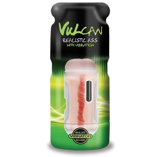Topco - Vulcan Vibrating Realistic Ass Masturbator (Beige) -  Masturbator Vagina (Vibration) Non Rechargeable  Durio.sg