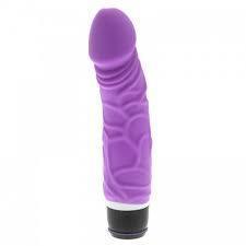 ToyJoy - Classic Original Vibrator (Purple) -  Realistic Dildo w/o suction cup (Vibration) Non Rechargeable  Durio.sg