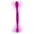 ToyJoy - Infinity Double Dildo Vibrator (Pink) -  Double Dildo (Vibration) Rechargeable  Durio.sg