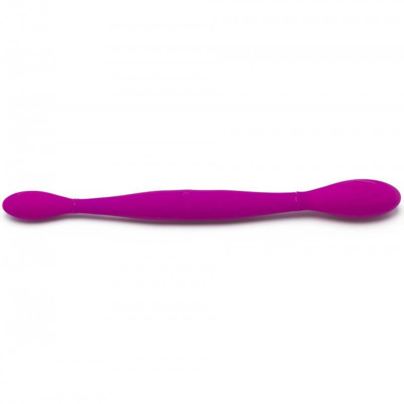 ToyJoy - Infinity Double Dildo Vibrator (Pink) -  Double Dildo (Vibration) Rechargeable  Durio.sg