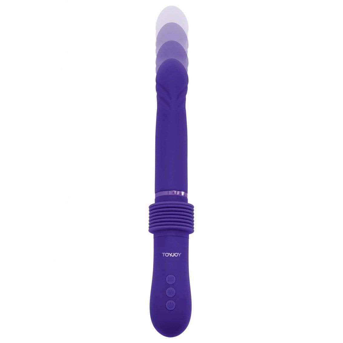 ToyJoy - Magnum Opus Supreme I Thrust in You Thruster Vibrator (Purple) -  Realistic Dildo w/o suction cup (Vibration) Rechargeable  Durio.sg