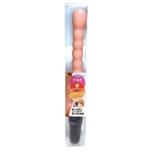ToysHeart - Multi Stick Vibrating Anal Beads (Beige) -  Anal Beads (Vibration) Non Rechargeable  Durio.sg