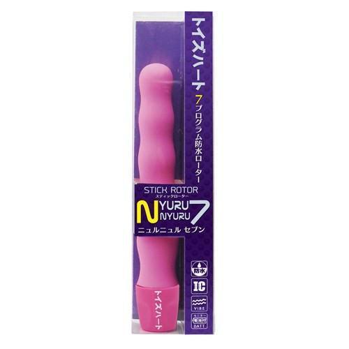 ToysHeart - Stick Rotor Yuru Nyuru 7 G-Spot Vibrator (Pink) -  G Spot Dildo (Vibration) Non Rechargeable  Durio.sg